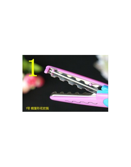 1PC dziecko Laciness nożyczki metal i tworzywo sztuczne DIY Scrapbooking zdjęcie kolory nożyczki papier koronki pamiętnik dekora