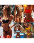 Hirigin Sext stringi Bikini Set kobiety stroje kąpielowe 2019 nowy Push Up wyściełana brazylijski strój kąpielowy Biquini strój 
