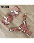 RUUHEE strój kąpielowy Bikini kobiety strój kąpielowy 2020 Leopard brazylijski Bikini Set Push Up kostium kąpielowy kobiet lato 