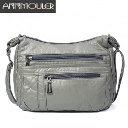 Annmouler Designer Women Crossbody Bag miękka torba na ramię ze skóry pu dobrej jakości torba małe rozmiary torebki damskie tore