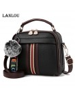 LANLOU torebki damskie torby na ramię torby damskie 2019 moda torebki damskie luksusowe torebki designerCasual crossbody torba d