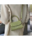 Wzór krokodyla torebki Crossbody dla kobiet 2020 mała torebka z łańcuszkiem mała torebka PU skórzana torebka damska projektant t