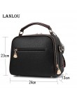 LANLOU torebki damskie torby na ramię torby damskie 2019 moda torebki damskie luksusowe torebki designerCasual crossbody torba d