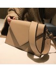 Moda europejska dorywczo torba kwadratowa 2019 nowy wysokiej jakości PU skóra kobiet projektant torebki proste torby listonoszki
