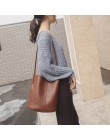 Torba kobiety skórzane wiadro luksusowe torebki projektant 2019 znanych marek o dużej pojemności zakupy podróży na ramię damska 