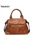 Kobiet torba 2020 torebka vintage na ramię kobiet torebki miękka skóra Crossbody torby dla kobiet panie Boston Bolsa Feminina KL