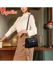 Yogodlns damskie torebki na ramię mały tornister prosta konstrukcja torebka kobieca do noszenia na ukos miękkie torba z klapką z