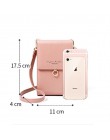 Luksusowe kobiety telefon torba skórzana Mini lato torby na ramię panie portmonetki Crossbody torba moda marka damskie portfele