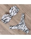 RUUHEE strój kąpielowy Bikini kobiety strój kąpielowy 2020 Leopard brazylijski Bikini Set Push Up kostium kąpielowy kobiet lato 