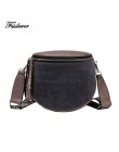 Nowe damskie torebki Crossbody kobiety Messenger torby torba na ramię ze skóry pu kobiece torebki moda znane marki Lady półkole 