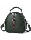Wysokiej jakości twarda skóra ekologiczna damska torba damska Crossbody torby na ramię kurierskie Vintage torebki kitten ozdoby