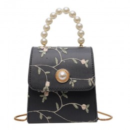 Pearl skórzane Crossbody torby dla kobiet 2020 luksusowe torebki projektant małe panie ręcznie Sling Tote torba na ramię
