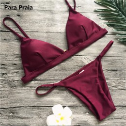 9 kolorów stałe Bikini Set 2019 Sexy Push Up stroje kąpielowe kobiety brazylijski strój kąpielowy Bikini z niskim stanem Halter 