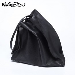 Projektant torebki damskie o dużej pojemności czarne torby na zakupy jakość PU skóra damska duża torba na ramię dorywczo kobiece