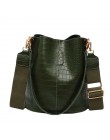 Kobiety wzorek z aligatorem na ramię torba duża pojemność pojemna torba Retro eleganckie torby na zakupy PU skórzana torebka dam
