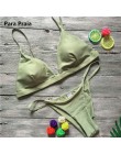 9 kolorów stałe Bikini Set 2019 Sexy Push Up stroje kąpielowe kobiety brazylijski strój kąpielowy Bikini z niskim stanem Halter 