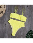 Stałe Bikini wysokie w talii Sexy Leopard Bikini kobiety nadruk węża strój kąpielowy strój kąpielowy 2020 nowe stroje kąpielowe 