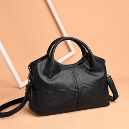 Skóra owcza torby Lady Patchwork torby na ramię crossbody dla kobiet torebki ze skóry naturalnej Tote Bag kobiety Messenger torb