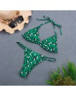 9 kolorów stałe Bikini Set 2019 Sexy Push Up stroje kąpielowe kobiety brazylijski strój kąpielowy Bikini z niskim stanem Halter 