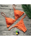 9 kolorów stałe Bikini Set 2019 Sexy Push Up stroje kąpielowe kobiety brazylijski strój kąpielowy Bikini z niskim stanem Halter 