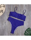 Stałe Bikini wysokie w talii Sexy Leopard Bikini kobiety nadruk węża strój kąpielowy strój kąpielowy 2020 nowe stroje kąpielowe 
