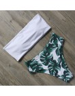 RUUHEE bandażowy strój kąpielowy Bikini kobiety strój kąpielowy Bikini wysokie w talii 2019 strój kąpielowy Push Up Maillot De B
