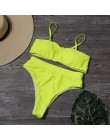 Stałe Bikini wysokie w talii Sexy Leopard Bikini kobiety nadruk węża strój kąpielowy strój kąpielowy 2020 nowe stroje kąpielowe 