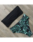 RUUHEE bandażowy strój kąpielowy Bikini kobiety strój kąpielowy Bikini wysokie w talii 2019 strój kąpielowy Push Up Maillot De B