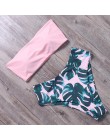 RUUHEE bandażowy strój kąpielowy Bikini kobiety strój kąpielowy Bikini wysokie w talii 2019 strój kąpielowy Push Up Maillot De B