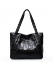 Skórzane damskie torebki na ramię torba o dużej pojemności Hobo damskie torebki projektant mody Crossbody Vintage skórzane damsk