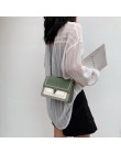 Kontrast kolor peeling skórzane Crossbody torby dla kobiet 2020 torba na ramię kobiet małe torebki i portmonetki