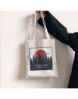 INS universe lato nowe kobiety Harajuku list nadruk kreskówkowy Ulzzang płótno Vintage casual torby na ramię