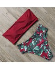 RUUHEE bandażowy strój kąpielowy Bikini kobiety strój kąpielowy Bikini wysokie w talii 2019 strój kąpielowy Push Up Maillot De B