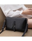Oryginalne skórzane torebki nowe mody kobiet torba solidna skóra torba na ramię torby typu crossbody z klapką dla kobiet Messeng