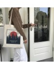 INS universe lato nowe kobiety Harajuku list nadruk kreskówkowy Ulzzang płótno Vintage casual torby na ramię