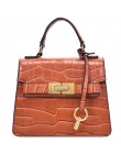Wzór z kamieniem skórzane torby Crossbody dla kobiet 2020 moda jednolite kolory torba na ramię kobiece torebki i portmonetki z u