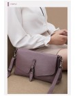 Oryginalne skórzane torebki nowe mody kobiet torba solidna skóra torba na ramię torby typu crossbody z klapką dla kobiet Messeng