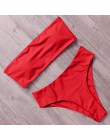 RUUHEE bandażowy strój kąpielowy Bikini kobiety strój kąpielowy Bikini wysokie w talii 2019 strój kąpielowy Push Up Maillot De B