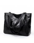 Skórzane damskie torebki na ramię torba o dużej pojemności Hobo damskie torebki projektant mody Crossbody Vintage skórzane damsk