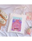 Japoński Sailor Moon duża pojemność Harajuku dorywczo Ulzzang nowych kobiet's College Plaid płótno lato Chic Cartoon torby na ra