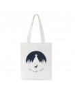 INS universe lato nowe kobiety Harajuku list nadruk kreskówkowy Ulzzang płótno Vintage casual torby na ramię