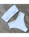 RUUHEE bandażowy strój kąpielowy Bikini kobiety strój kąpielowy Bikini wysokie w talii 2019 strój kąpielowy Push Up Maillot De B