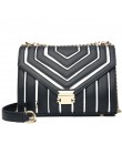 Damska torba na ramię Crossbody torba damska torba kurierska z klapą jakość PU skórzany łańcuszek MIWIND 2019 New Fashion Wild o