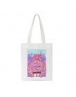 Japoński Sailor Moon duża pojemność Harajuku dorywczo Ulzzang nowych kobiet's College Plaid płótno lato Chic Cartoon torby na ra