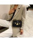 Fashion Box damskie torby na ramię nity moda kobiety Messenger torby małe kwadratowe torebki damskie 2019 nowe kobiece pakiety n