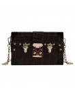 Fashion Box damskie torby na ramię nity moda kobiety Messenger torby małe kwadratowe torebki damskie 2019 nowe kobiece pakiety n