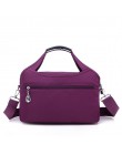 Nylonowe torebki damskie torebki damskie torebki wodoodporne kobieca torba na ramię projektant wysokiej jakości Crossbody torby 