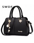 Nowe markowe damskie ozdoby sprzętowe jednolite torby na ramię torebka wysokiej jakości kopertówka damska Casual Crossbody torby