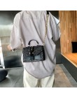 2019 kobiet Bling bling PU skórzane torby na ramię pani stałe czarny i bordowy crossbody łańcuch torebki dziewczyna moda woreczk