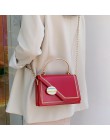 Zielona Matcha PU skórzany łańcuszek Design Crossbody torby damskie mała torebka z łańcuszkiem mała torebka torebka damska proje
